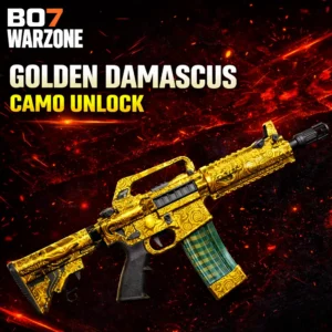Black Ops 7 – Golden Damascus Camo (Warzone Gold)