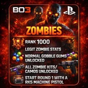 PlayStation BO3 – Zombies Package PlayStation BO3 – Zombies Package