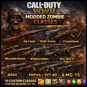 PlayStation – WWII: Modded Zombies Classes Package PlayStation – WWII: Modded Zombies Classes Package