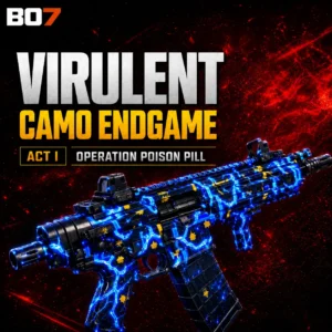 Black Ops 7 – Virulent Camo (Endgame Animated Camo Act I) Black Ops 7 – Virulent Camo (Endgame Animated Camo Act I)