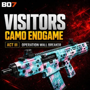 Black Ops 7 – Visitors Camo (Endgame Animated Camo Act III) Black Ops 7 – Visitors Camo (Endgame Animated Camo Act III)
