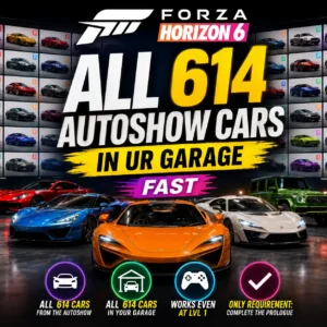 Forza Horizon 6 – ALL 614 AUTOSHOW CARS IN UR GARAGE [Xbox/PC/Steam]