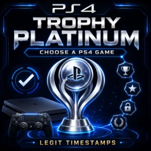Trophy Platinum Service — Pick a PS4 Game (PS4) Trophy Platinum Service — Pick a PS4 Game (PS4)