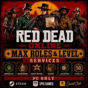 RDR2:Online Max Roles & Level/Rank Services [PC]