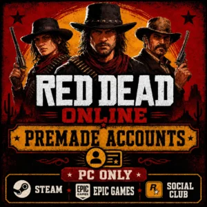 RDR2:Online (Pre-Made Accounts) Rank, Cash and Gold Bar Accounts [PC]